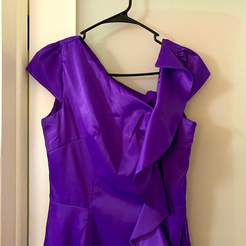Royal purple bodycon dress. Size 6